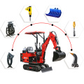 Hydraulic Crawler Excavator 1.0 Ton Chinese Crawler Digging Equipment Mini Excavator Supplier