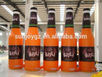 Selling inflatable advertising beer bottle for display