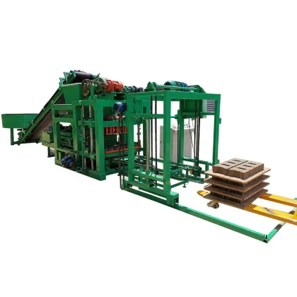 QTJ4-25 Hollow Block Making Machine for Color Paving Bricks and Curbstones