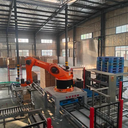 Kuka Robot Arm for Automatic Palletizing and Unstacking
