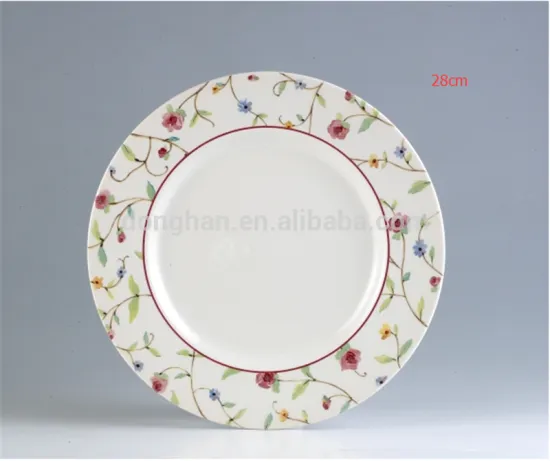 Restaurant Porcelain Plate Dish made in china,