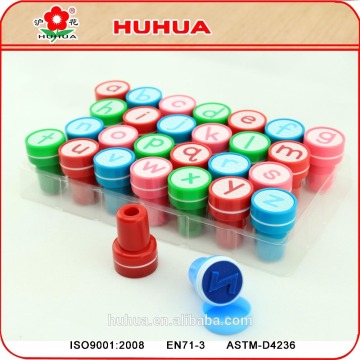 alphabet children or teacher stamp self-inking toy stamp