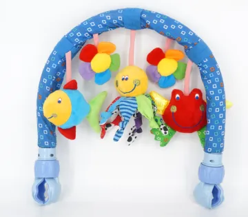 Plush animal stroller toys