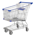 Supermarket customizable plastic part Asian shopping Trolley