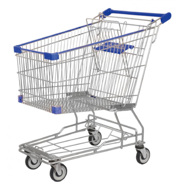 Supermarket customizable plastic part Asian shopping Trolley