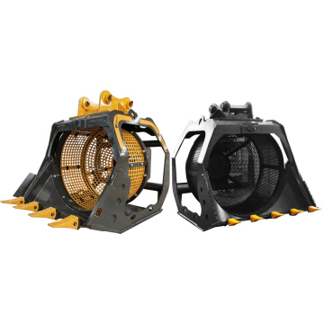 MONDE Topsoil Rotary Screen Bucket for Construction and Demolition
