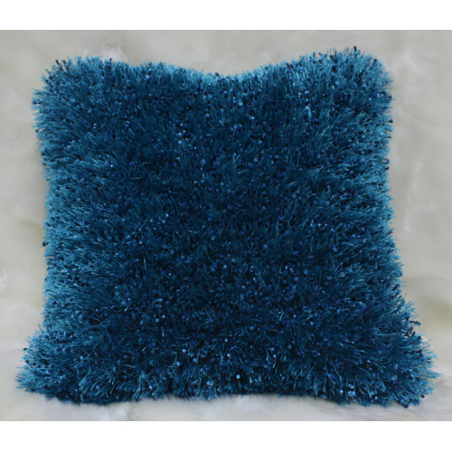 Polyester Shaggy Mix Yarn Coussin