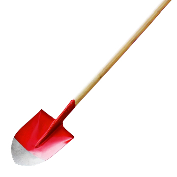 High Quality Carbon Steel Hand Shovel Portable Multifunctional Shovel Outdoor Camping Shovel with Wooden Handle