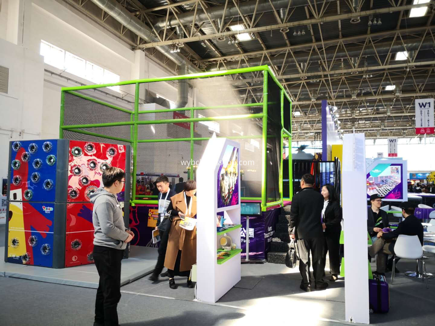 Beijing trampoline park exhibition