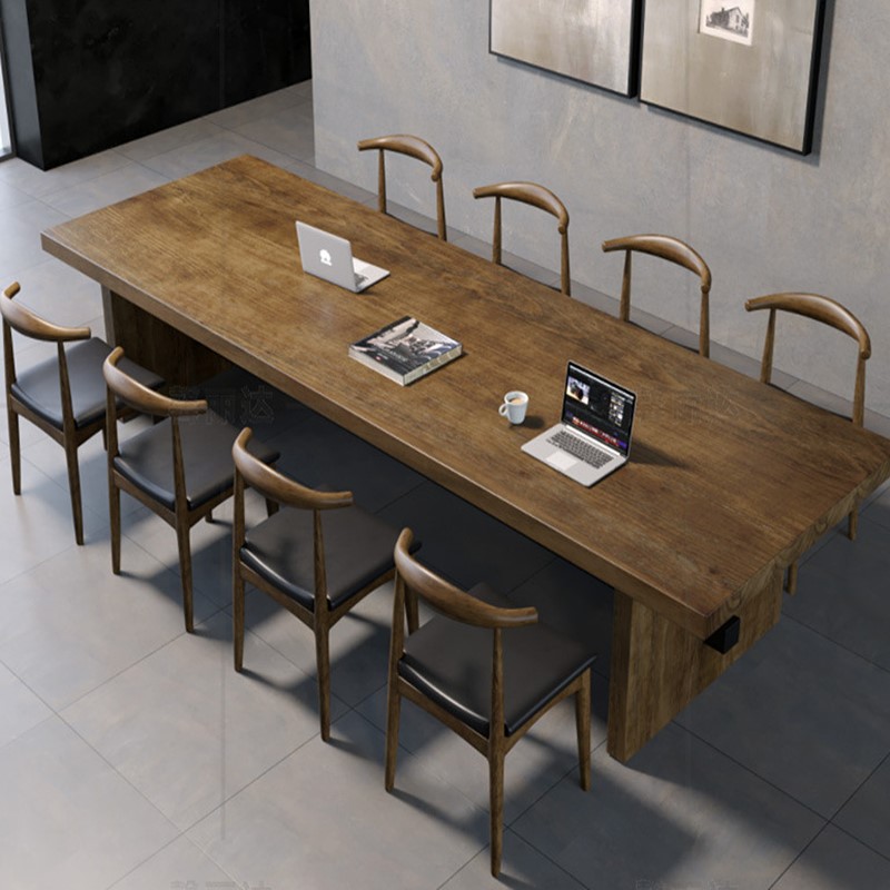 Long Meeting Table Wooden Conference Table