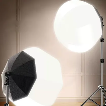 KAZHI 65cm Photography Light Round Flash Diffusers Softbox Lantern