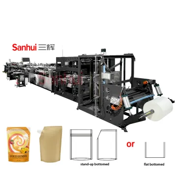 PE Zipper Bag and Stand Up Pouch Making Machine Manufacturer