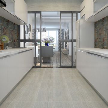 commercial grade inkjet printing rustic line stone series bedroom flooring tiles 34*34