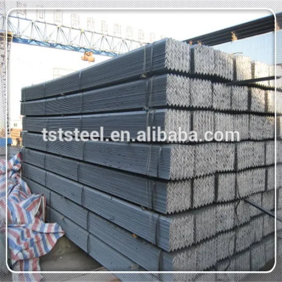 High quality hot rolled steel angle bar, angle iron sizes
