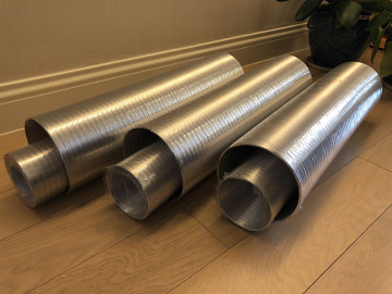 Air conditioning system Stretchable Semi Rigid Aluminum Duct