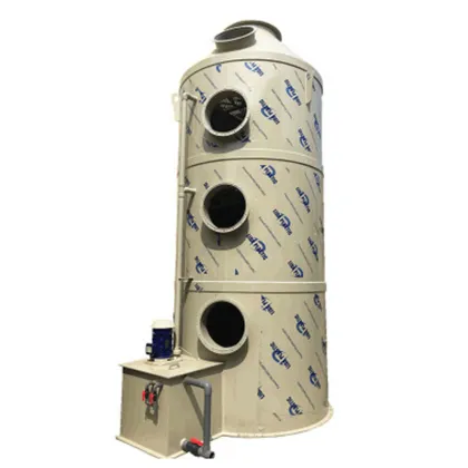 Brand New Gas Scrubbers for Sewage Industry: SO2, CO2 Removal Tower Exhaust Gas Cleaning System