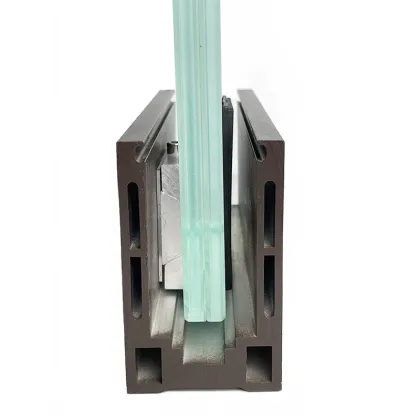 Thickened Aluminum Alloy Villa Balcony Glass Railing Guardrail