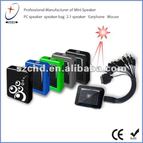 Solar power panel mobile phone charger