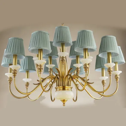 Vintage Lux: Antique Design LED Chandeliers for Modern Luxury Living Rooms