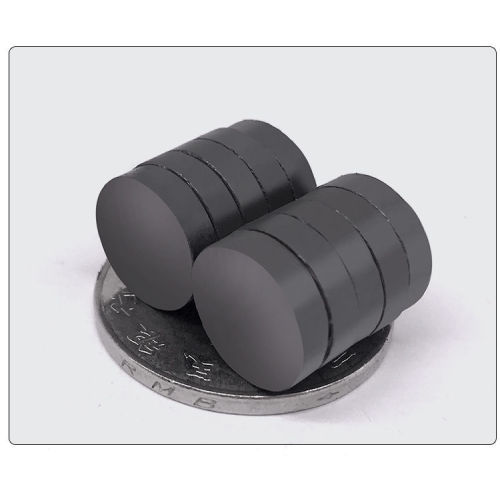 Strong round Disc Magnet ferrite Magnets Black