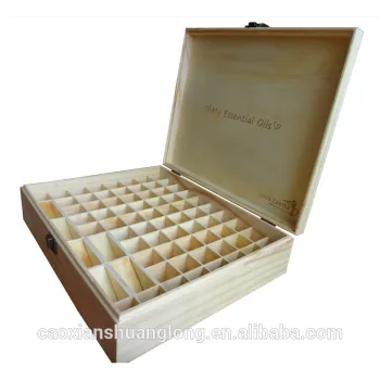 Wooden Essential Oils Case (25-Slot) | Natural Aromatherapy Carrying Box for Bottlers, Rollers and Droppers | Holds 5 ml, 10 ml,