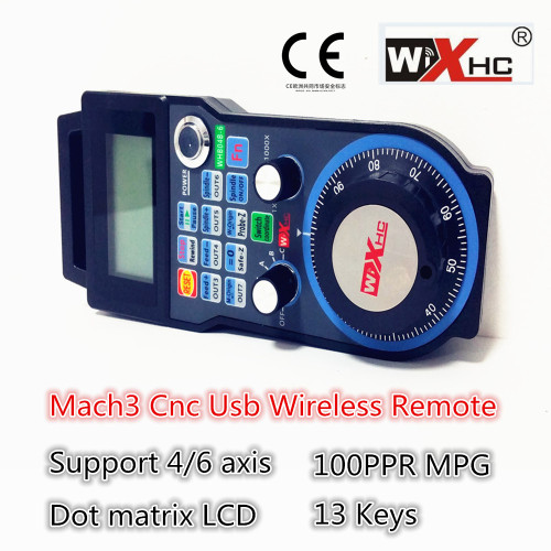 Mach3 system USB Wireless 6 axis Engraving machine and cnc router machine Cnc mpg remote