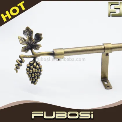 Fashion bronze curtain rods curtain rod hardware accessories