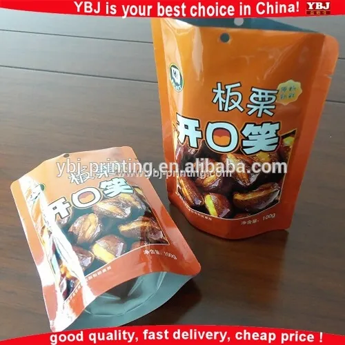 custom foil ziplock bag stand up pouch with zipper zip lock plastic pouch bag