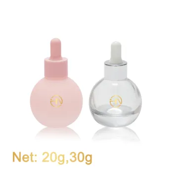 20g 30g Luxury Glass Serum Bottle with Dropper