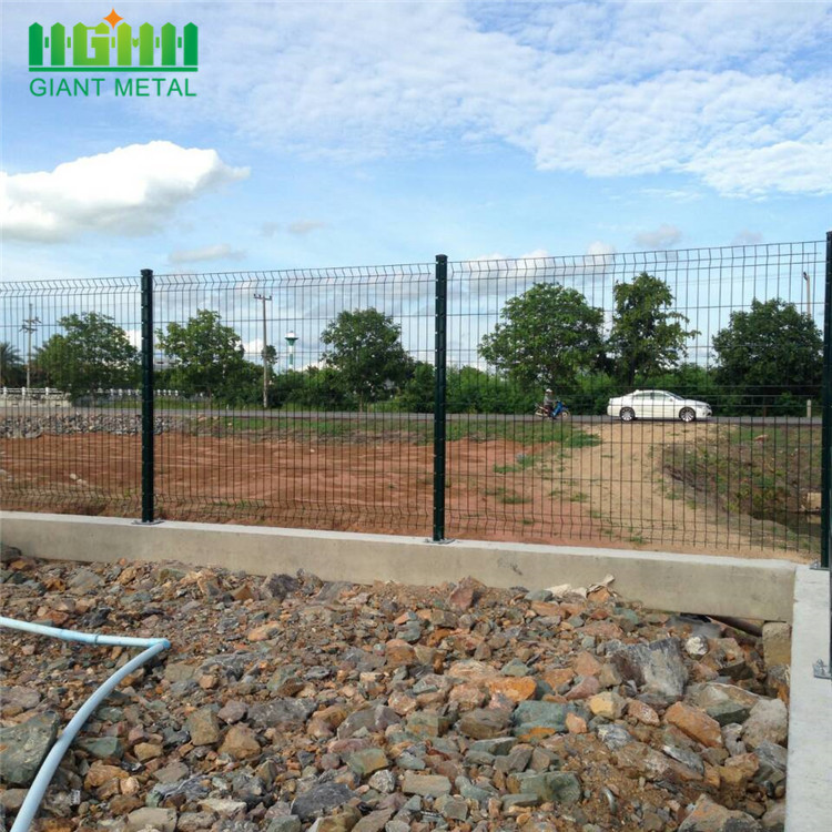 Galvanized 3d Curved Welded Fence Panels Design