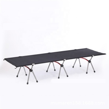 Letto in campeggio pieghevole esterno in alluminio portatile