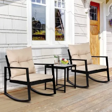 All Weather Rattan Steel Outdoor Classic Chair