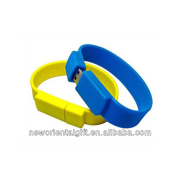 Promotional Unique Wrist Silicon USB Bracelet with Customize Logo