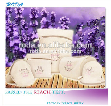 YIWU RODA 100%polyester stylish high-end 5 sets embroidery sandwich household washing bag