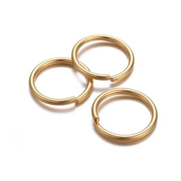 Pandahall 12mm Golden 304 Stainless Steel Open Jump Rings: Jewelry Crafting Supplies