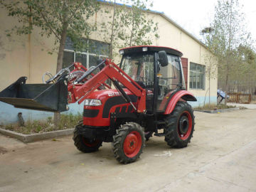 china 55hp cheap with loader and backhoe for sale