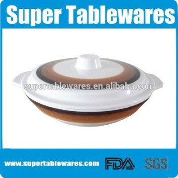 Melamine Plastic Mixing Dessert Bowl with Lid