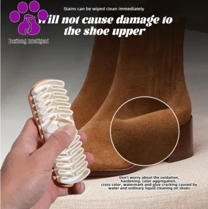 Luxury White Leather Care Brush