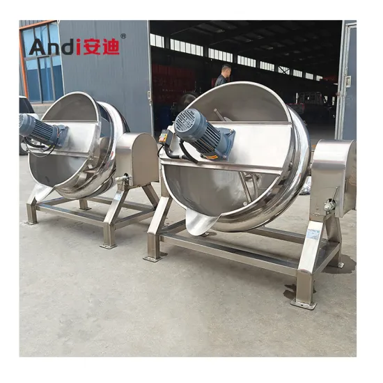 Efficient Jacketed Mixing Pot: New Design Multifunctional Commercial Industrial Sandwich Stirrer