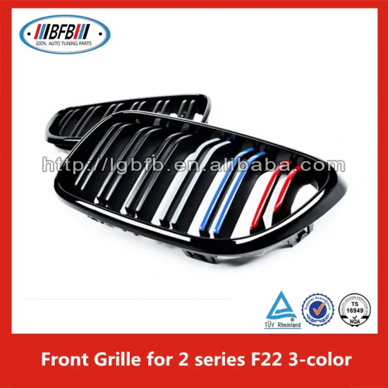 Matte Black Front Hood Kidney Grill Grille For BMW 2 series F22