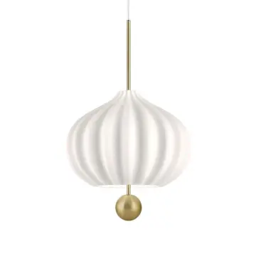 INSHINE White Cage Hanging Pendant Light