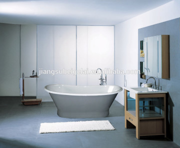 freestanding cast iron bath tub with plinth 67"