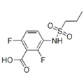 2,6-डिफ्लुरो-3- (प्रोपीलसल्फोनामीडो) बेंजोइक एसिड कैस 1103234-56-5