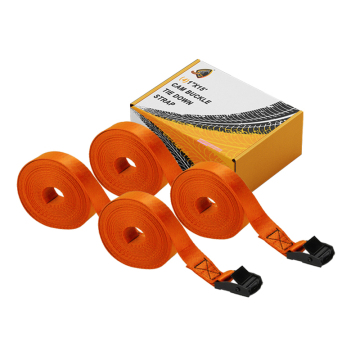Hyper Tough 1 Inch Cargo Ratchet Strap 400 lbs Cam Buckle Tie Down