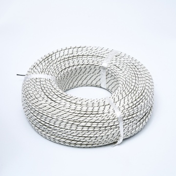 Ul 3122 18# White Silicone Braid Fire