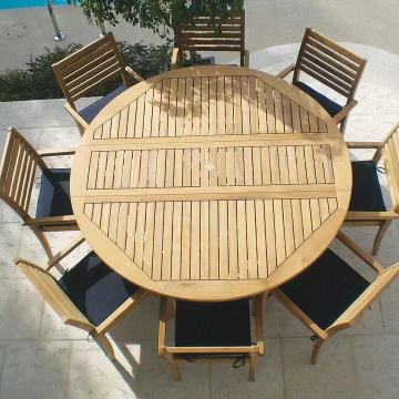 Best Quality Waterproof Teak Wood Outdoor Garden Dining Table