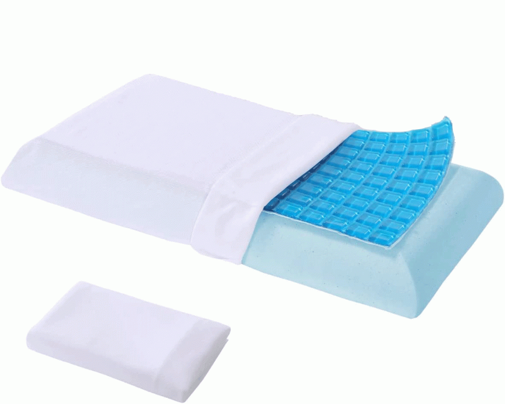 Cooling Gel Memory Foam Pillow 1 Gif