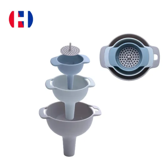 Food Grade Plastic Kitchen plastic funnel Set
