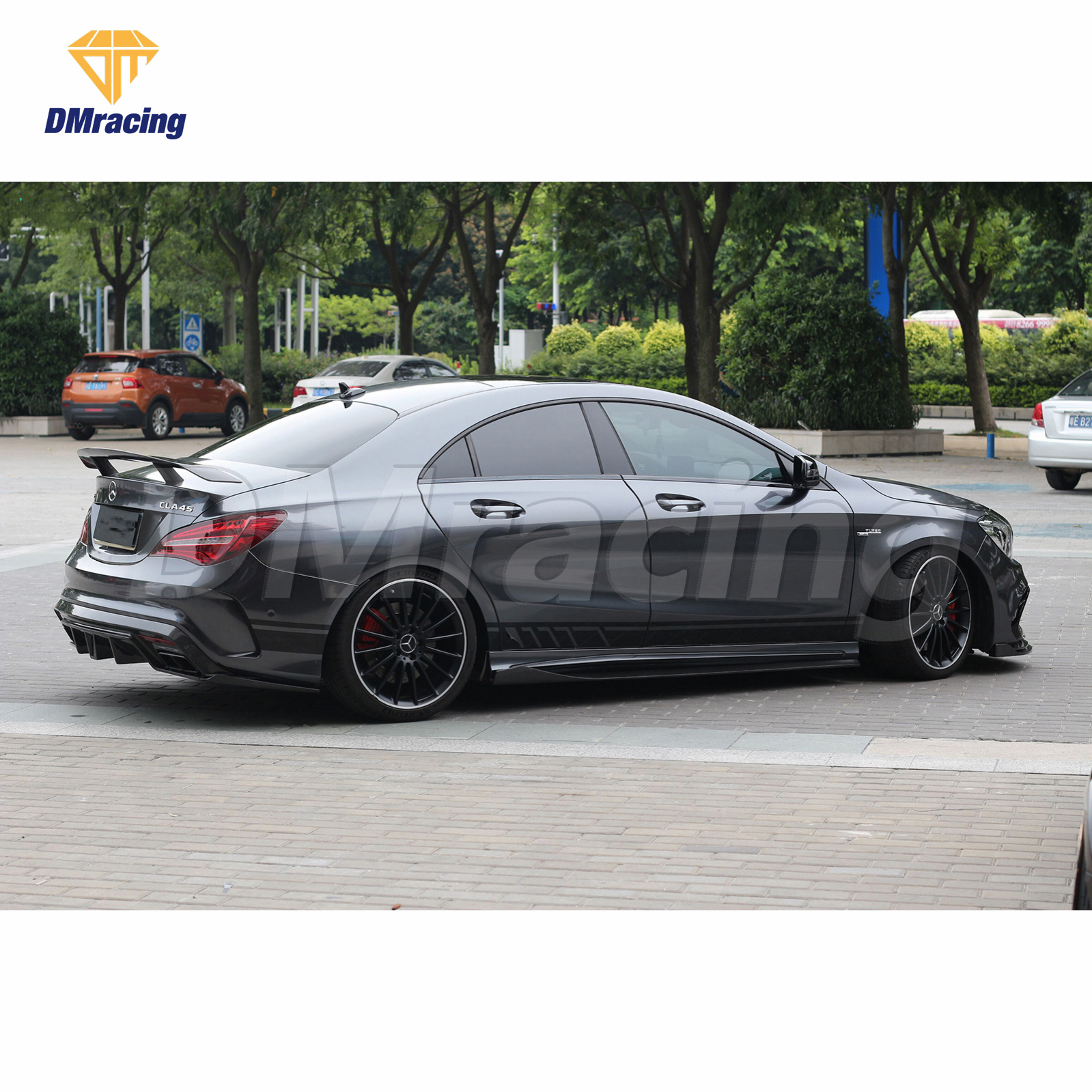 Pt Style Dry Carbon Fiber Rear Diffuser For Mercedes-benz W117 C117 ...