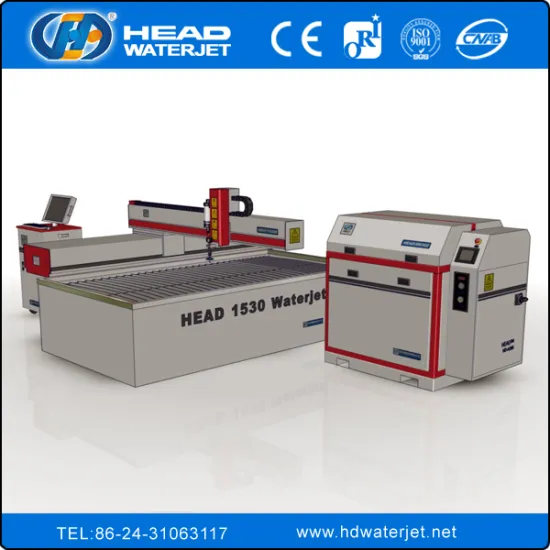 High speed 1500mm*3000mm CNC water jet metal cutter